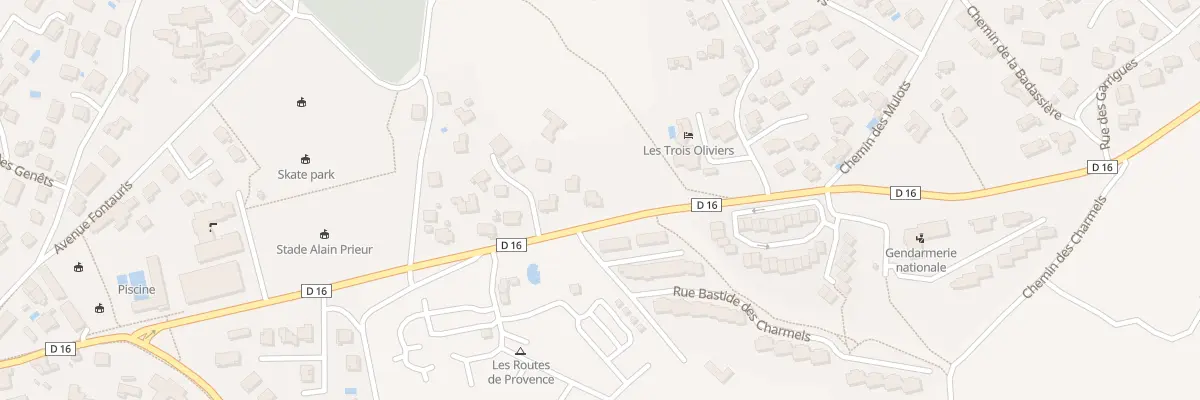 Plan du 5047A Av Claude Delorme à Forcalquier