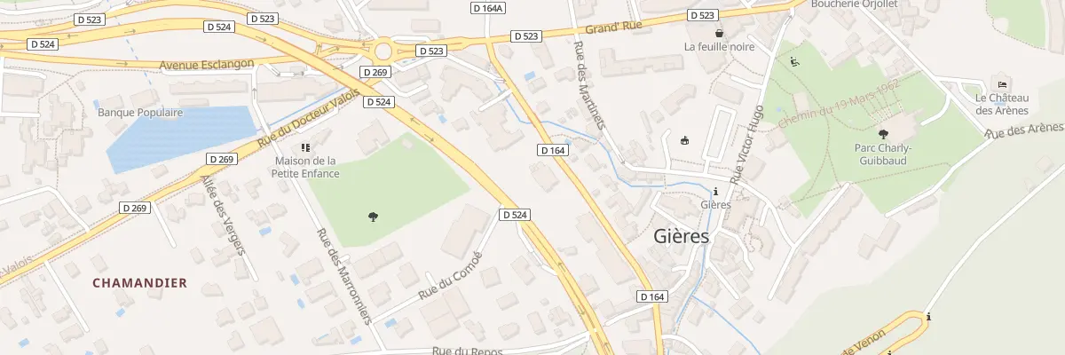 Plan du 8 Av d’Uriage à Gières
