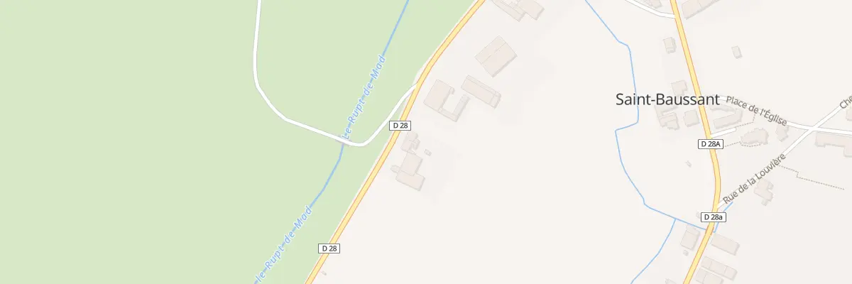 Plan du 6 Rue de la Roche à Saint-Baussant