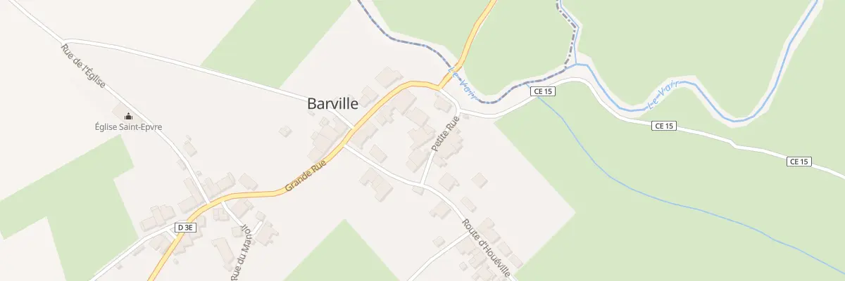 Plan du 6 Ptr Pte Rue à Barville