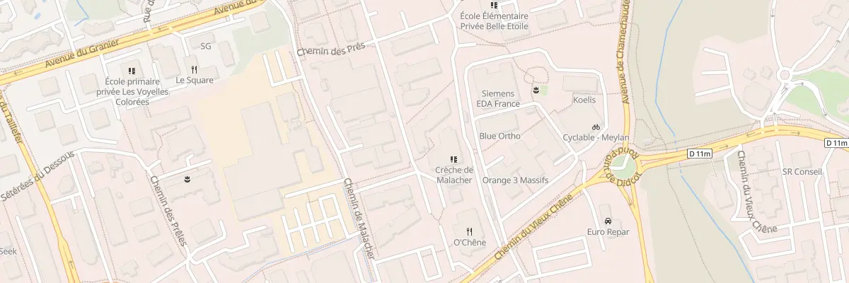 Plan du 10 Che des Clos à Meylan