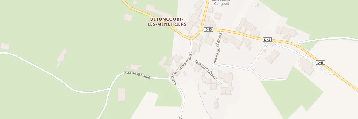 Plan du 2 Rue de la Corvee Viard à La Roche-Morey