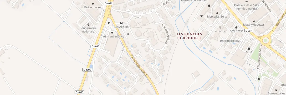 Plan du 120 Rue des Aliziers à Manosque