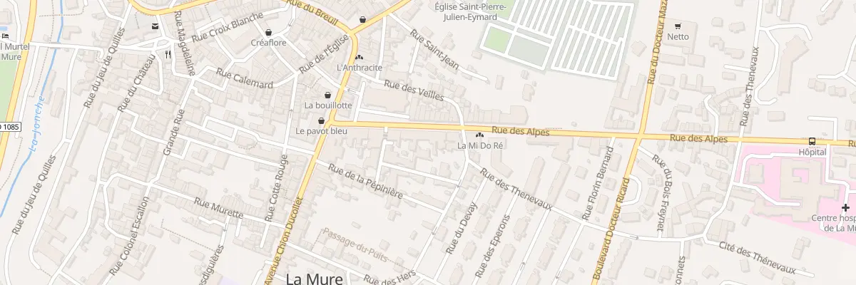 Plan du 26B Rue des Alpes à La Mure