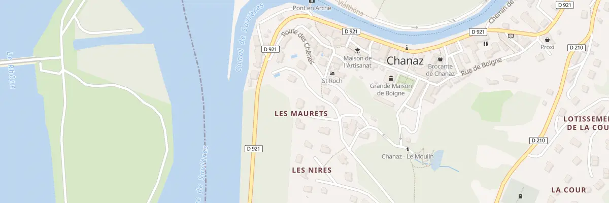 Plan du 52 Imp du Couchant à Chanaz