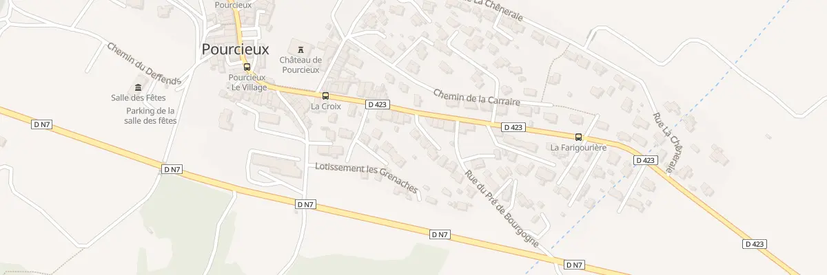 Plan du 6011 Chemin de Saint Maximin à Pourcieux