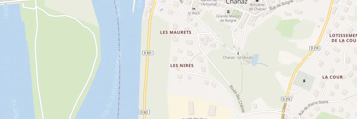 Plan du 231 Rue du colombier à Chanaz