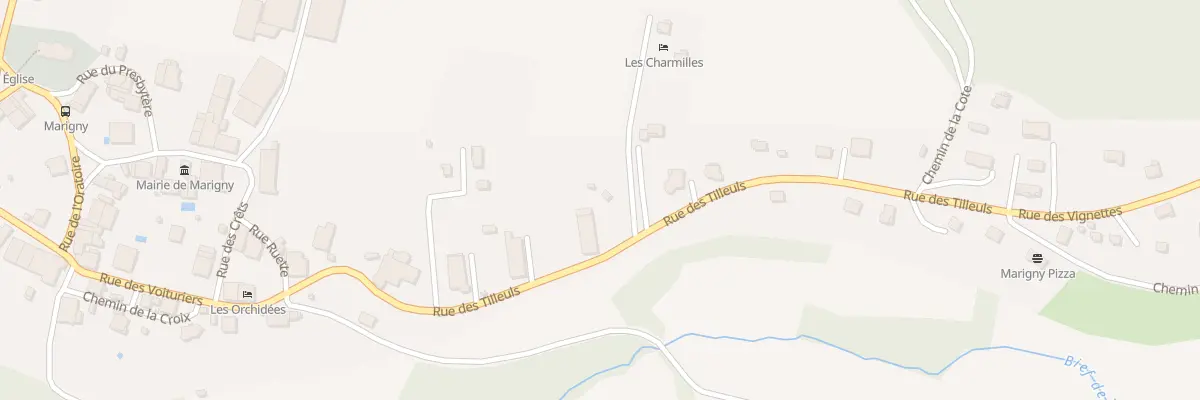 Plan du 15 Rue des Tilleuls à Marigny