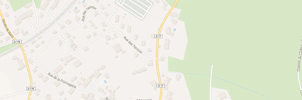 Plan du 2 Rue des Terroux à Arc-et-Senans