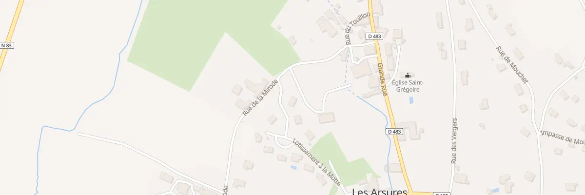 Plan du 5095 Lot à la Motte aux Arsures