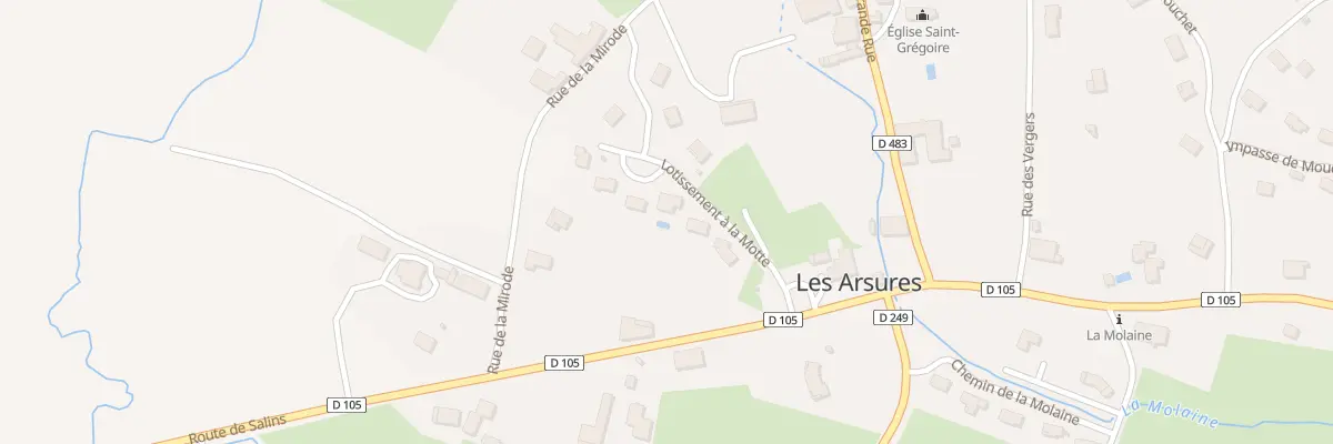 Plan du 5096 Lot à la Motte aux Arsures