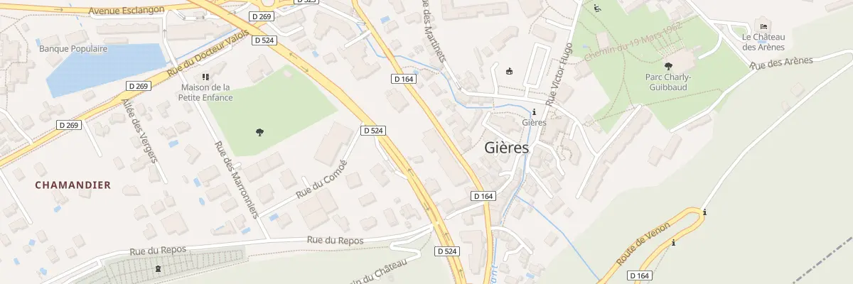 Plan du 10 Av d’Uriage à Gières
