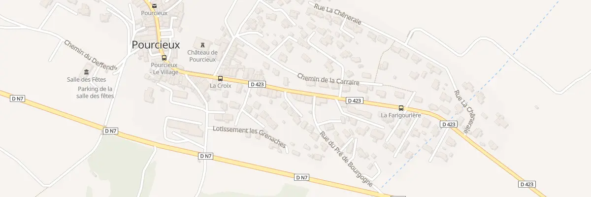 Plan du 38 Rue Marius Bourrelly à Pourcieux