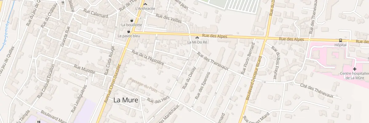 Plan du 25 Rue des Hers à La Mure