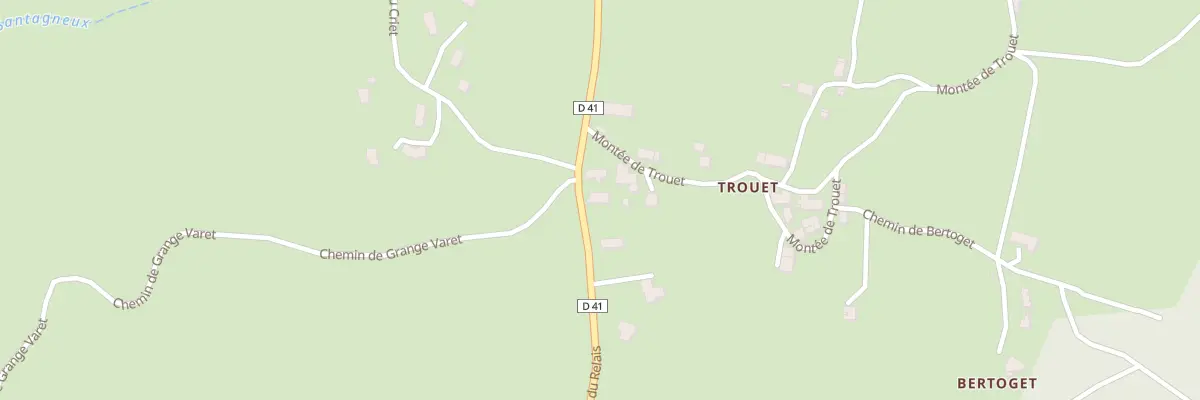 Plan du 5040 Trouet à Meyrieux-Trouet