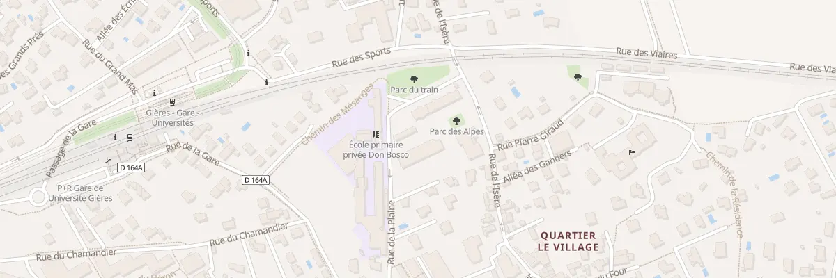 Plan du 26B Rue de la Plaine à Gières