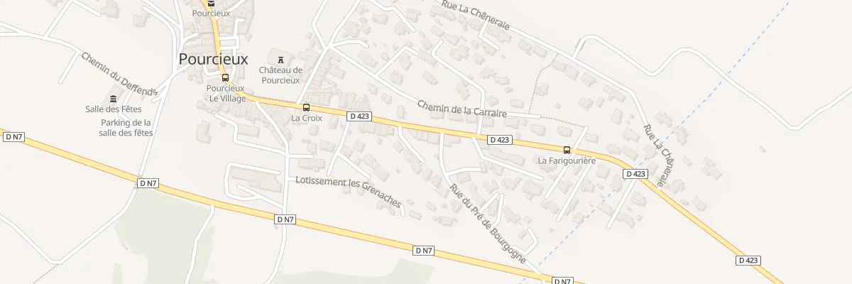 Plan du 36Q Rue Marius Bourrelly à Pourcieux