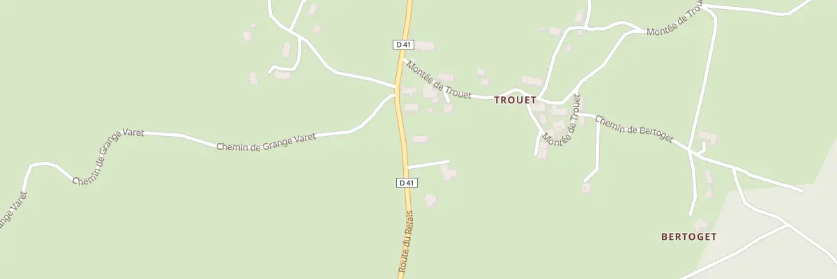 Plan du 5041 Trouet à Meyrieux-Trouet