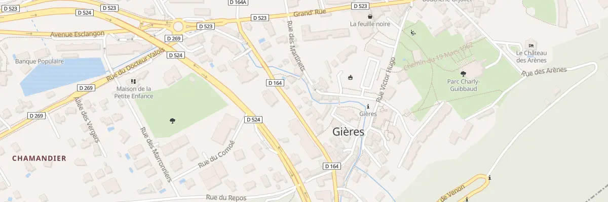 Plan du 9 Av d’Uriage à Gières
