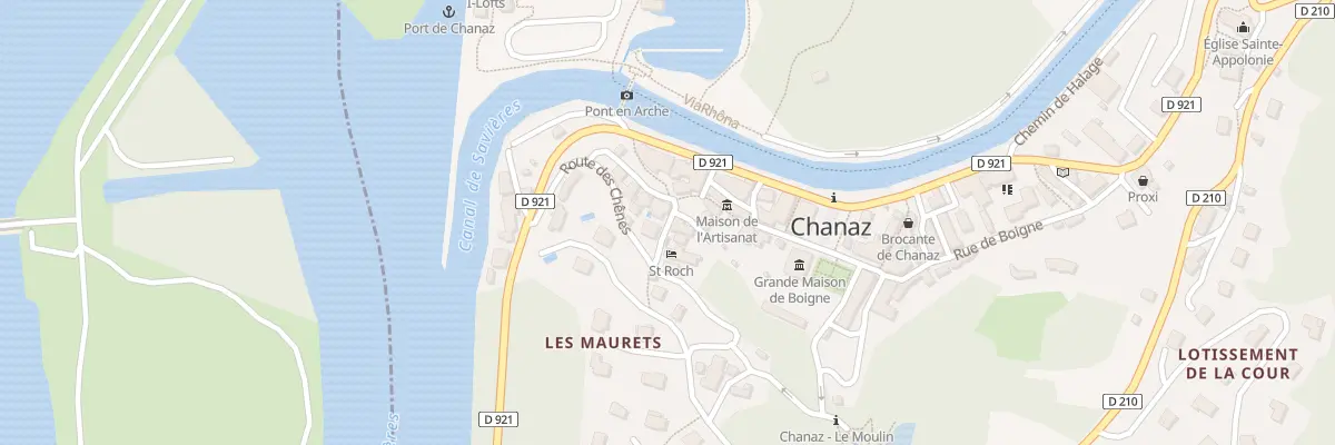 Plan du 60 Rue de l’auberge à Chanaz