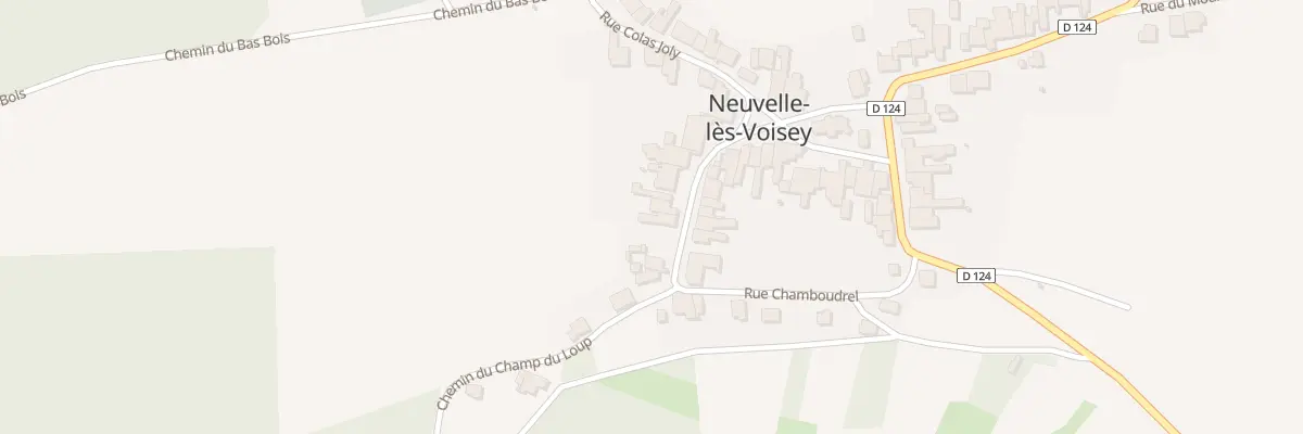 Plan du 12 Rue Chamboudrel à Neuvelle-lès-Voisey