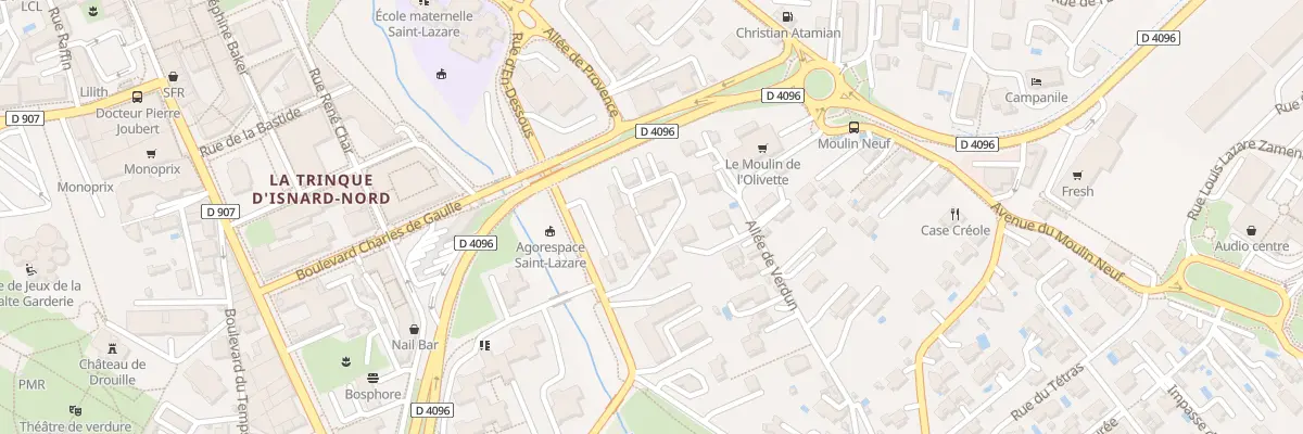 Plan du 221 Rue d’En- Dessous à Manosque