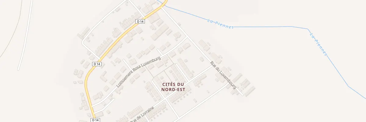Plan du 21 Rue d’Alsace à Piennes