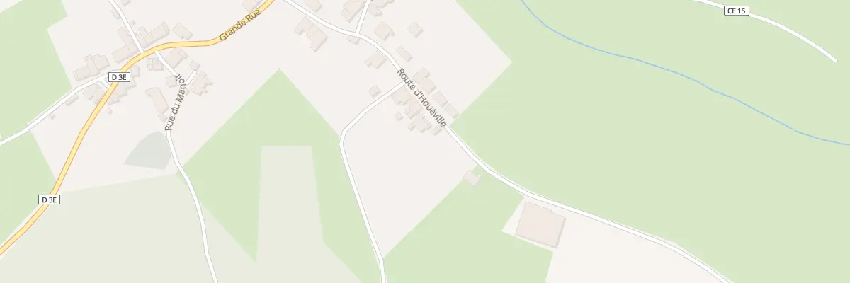 Plan du 12 Rte d’Houéville à Barville