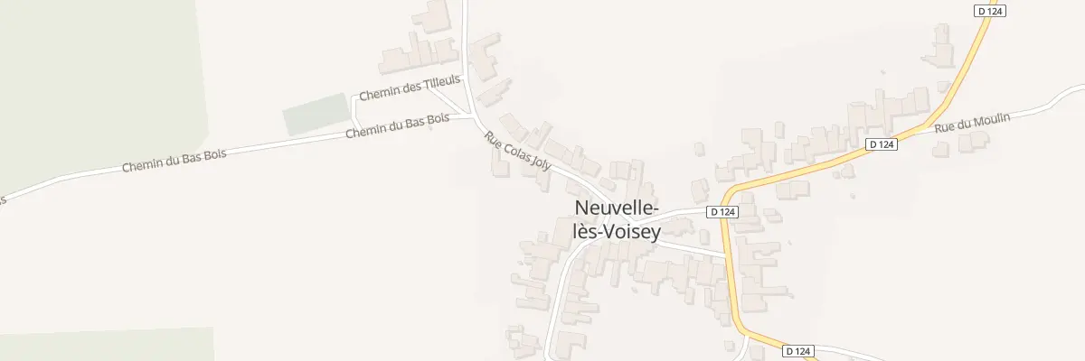 Plan du 11 Rue Colas Joly à Neuvelle-lès-Voisey