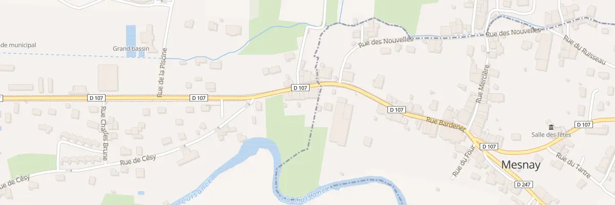 Plan du 10 Rue Champeroux à Arbois
