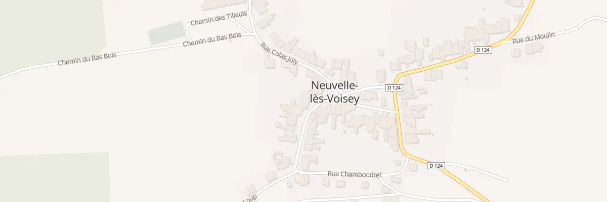 Plan du 4 Rue Chamboudrel à Neuvelle-lès-Voisey