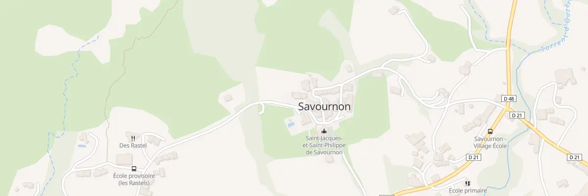 Plan du 5003 Les Treisses à Savournon