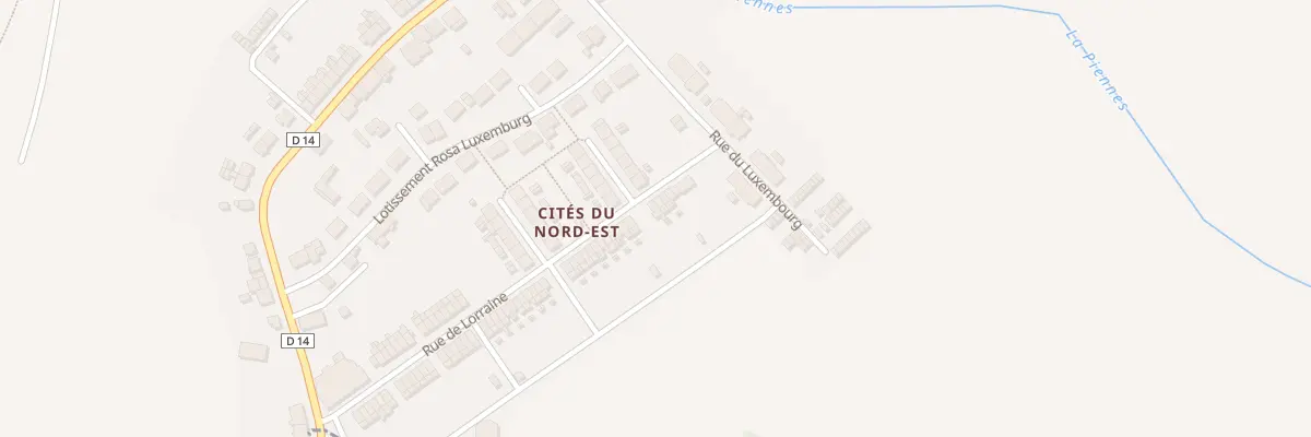 Plan du 8 Rue de Lorraine à Piennes