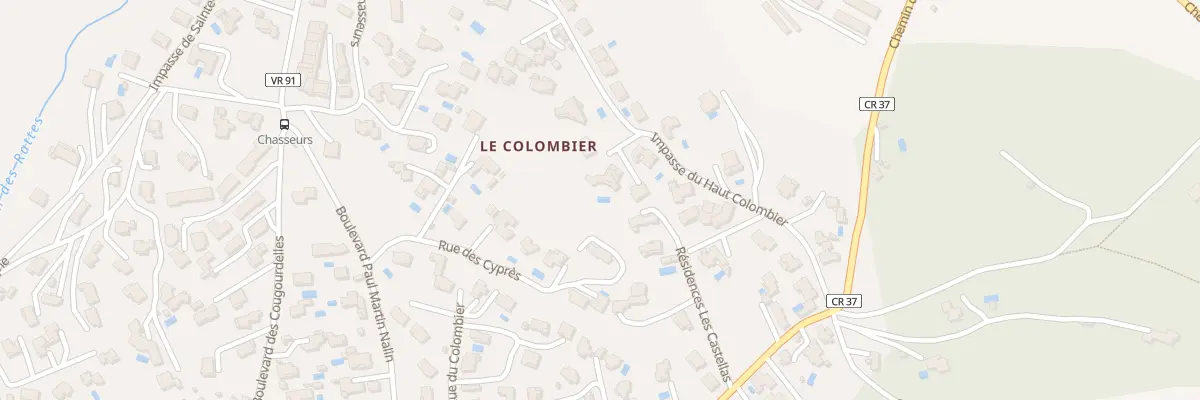Plan du 237 Imp du Haut Colombier à Manosque