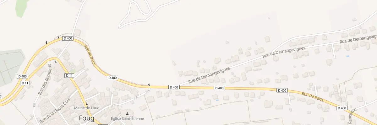 Plan du 5 Rue de Demangevignes à Foug