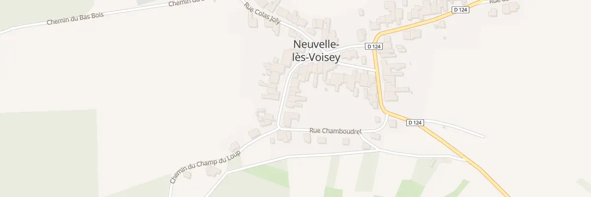 Plan du 15 Rue Chamboudrel à Neuvelle-lès-Voisey