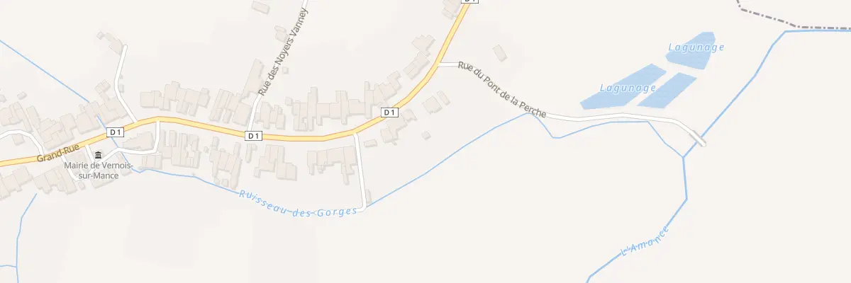 Plan du 68 Gr Grande Rue à Vernois-sur-Mance
