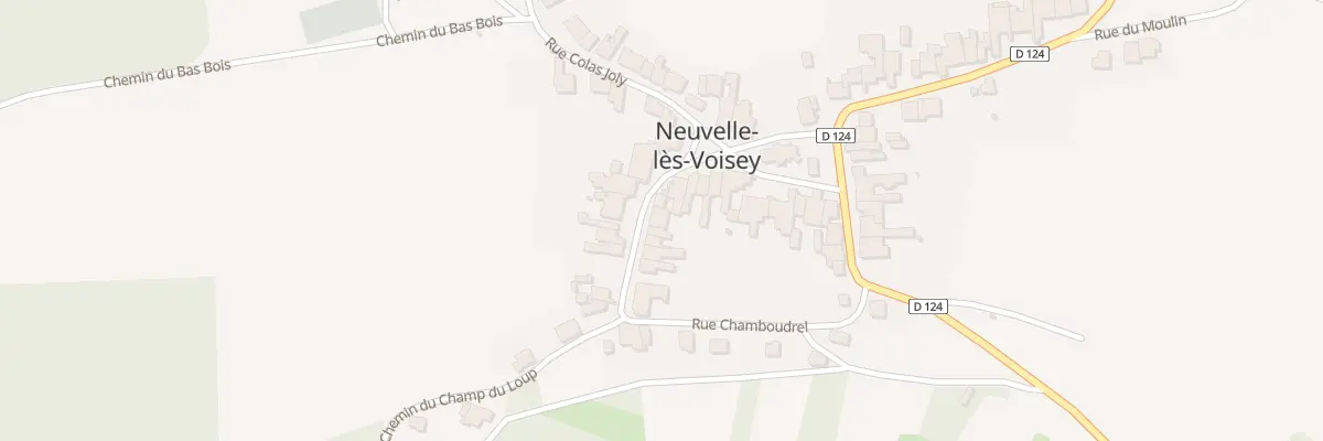 Plan du 11 Rue Chamboudrel à Neuvelle-lès-Voisey