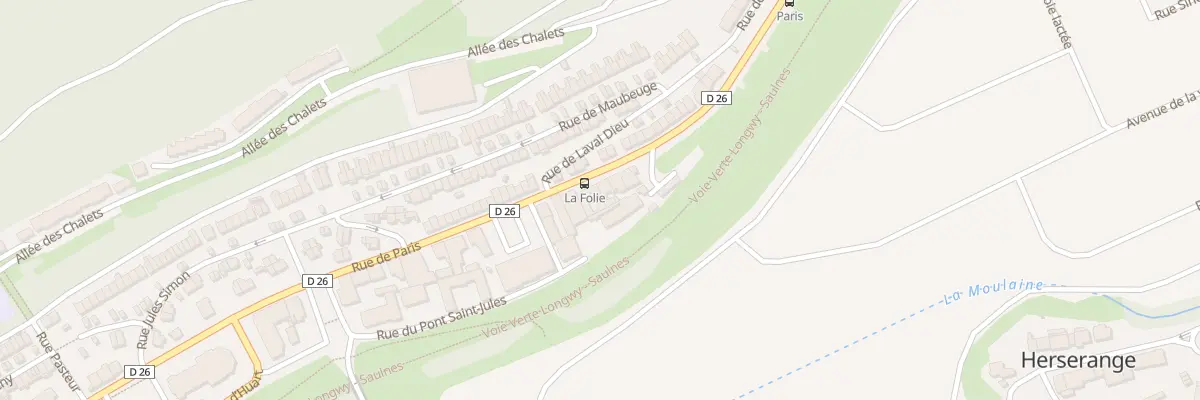 Plan du 182 Rue de Paris à Herserange