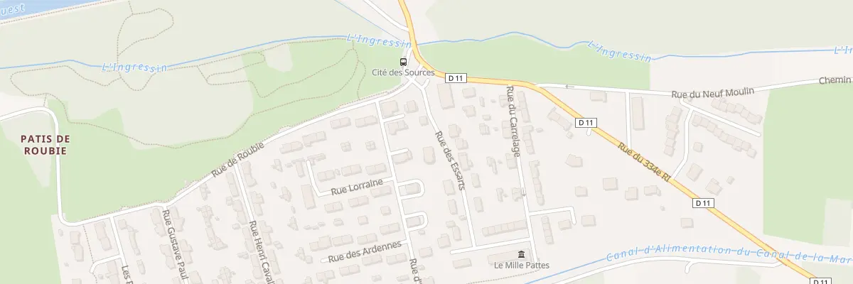 Plan du 4 Rue des Essarts à Foug
