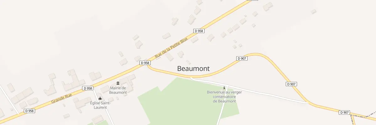Plan du 7 Rue de la Petite Bise à Beaumont