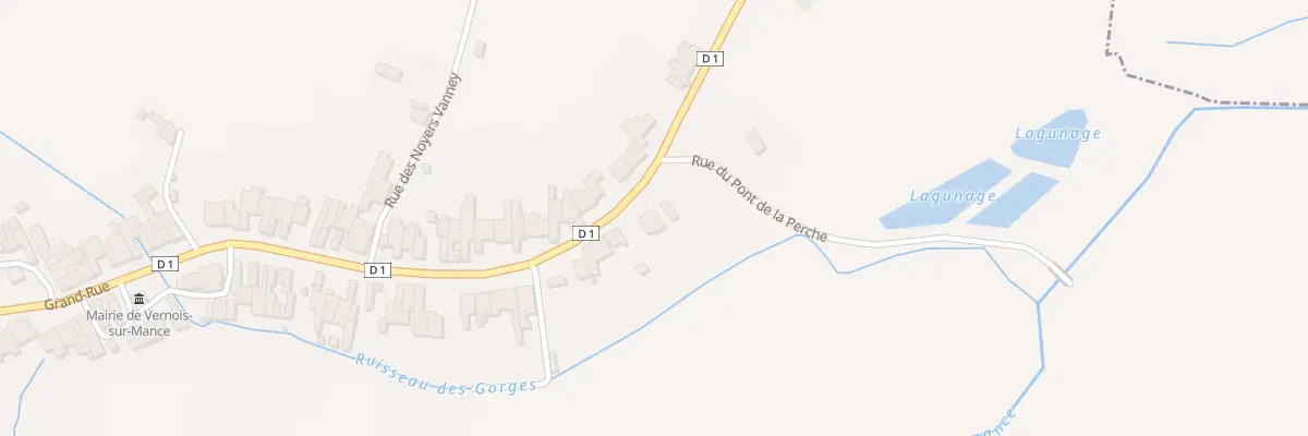 Plan du 70 Gr Grande Rue à Vernois-sur-Mance