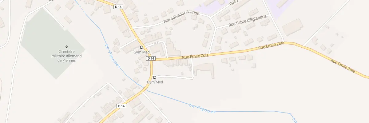 Plan du 18 Rue Emile Zola à Piennes
