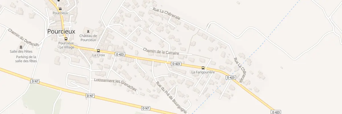 Plan du 33 Rue Marius Bourrelly à Pourcieux