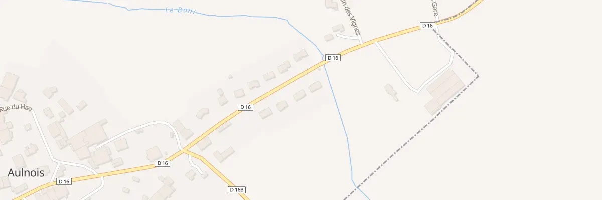Plan du 26 Rte de Châtenois à Aulnois