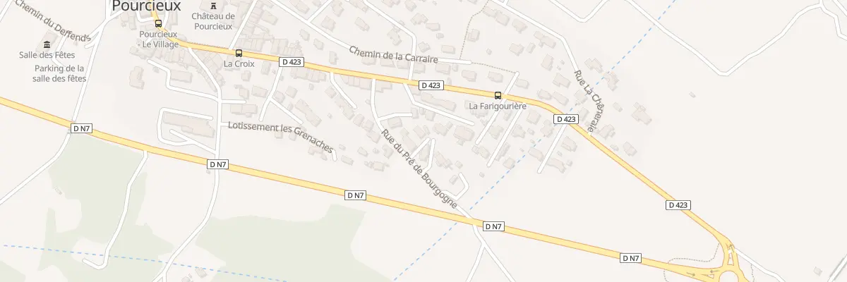 Plan du 6041 Farigouriere à Pourcieux