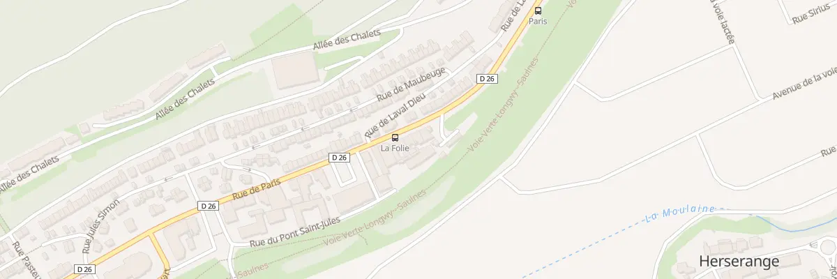 Plan du 184B Rue de Paris à Herserange