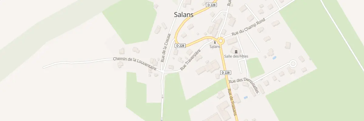 Plan du 4 Rue Traversière à Salans