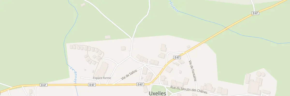 Plan du 1 Vie du Vieux Lavoir à Uxelles