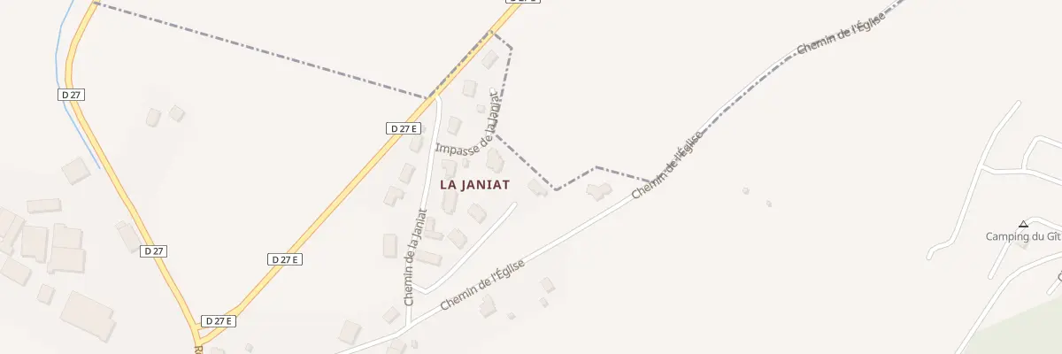 Plan du 2 Imp de la Source à Montigny-sur-l’Ain